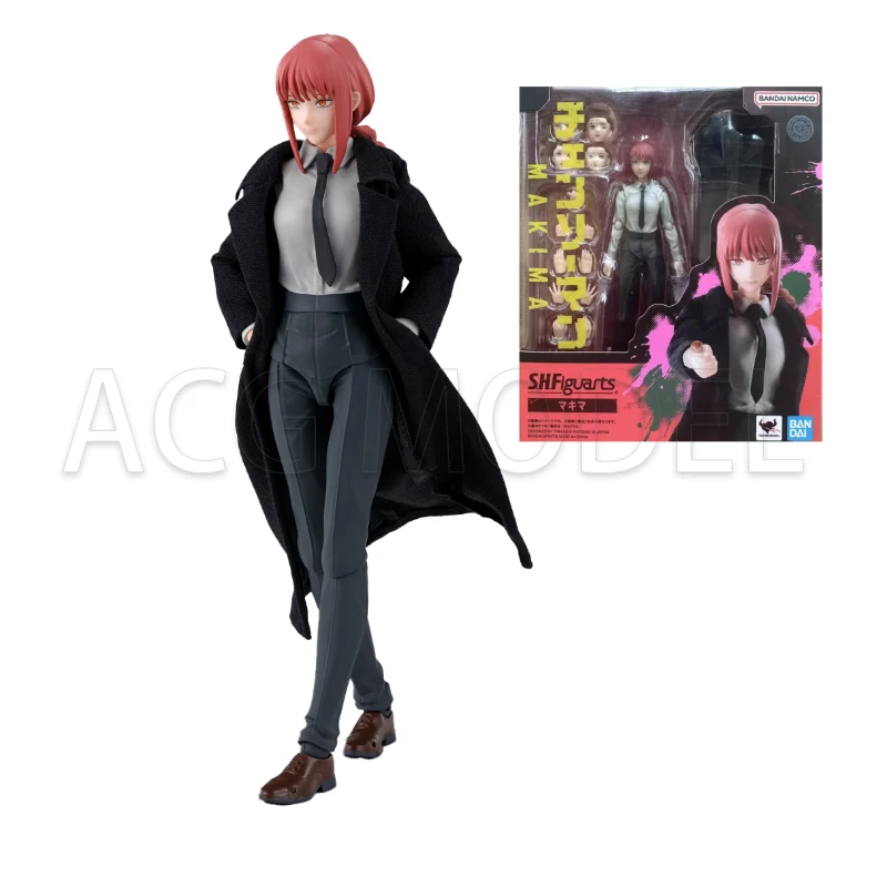بانداي SHF بالمنشار رجل ريز دينجي Pochita السلطة سيف ساموراي ماكيما هاياكاوا آكي ألعاب شخصيات الحركة جمع نموذج #6