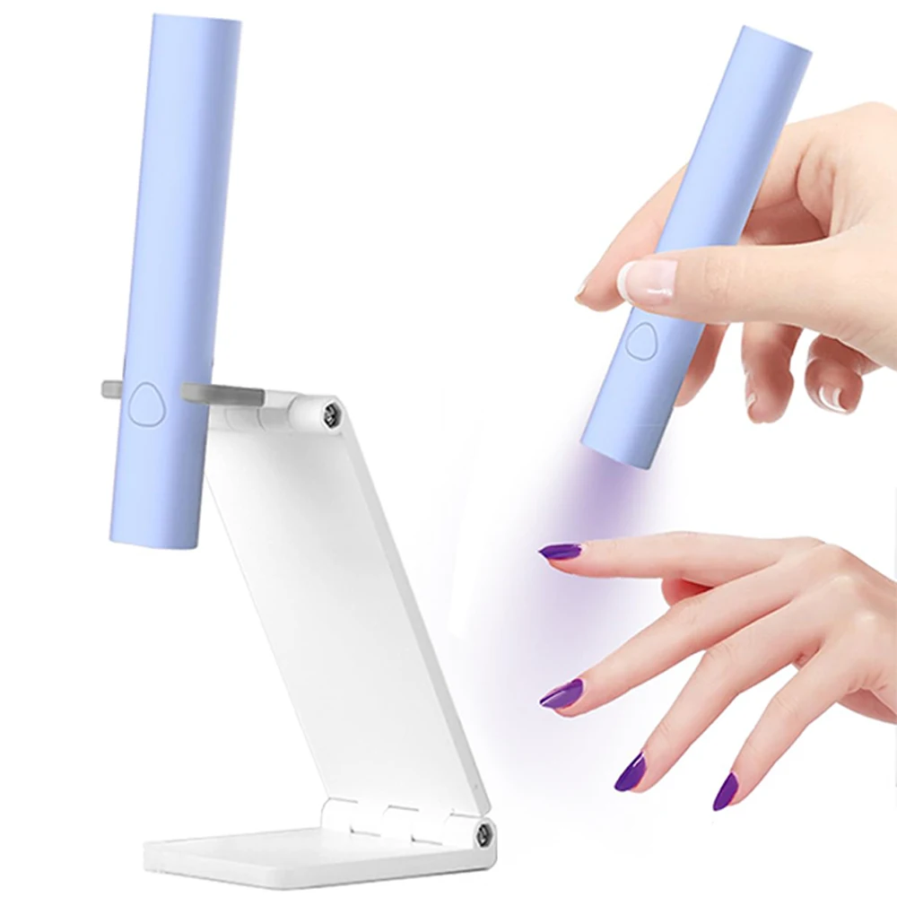 

Handheld Nail Lamp UV Light For Curing All Gel Nail Polish Quick Dry USB Nail Dryer Machine Mini Flashlight Pen For Manicure