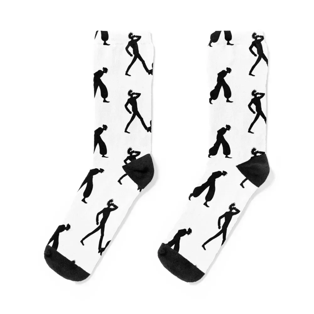 

Gojo and Geto walk Socks soccer anti-slip crazy christmass gift compression Mens Socks Women's
