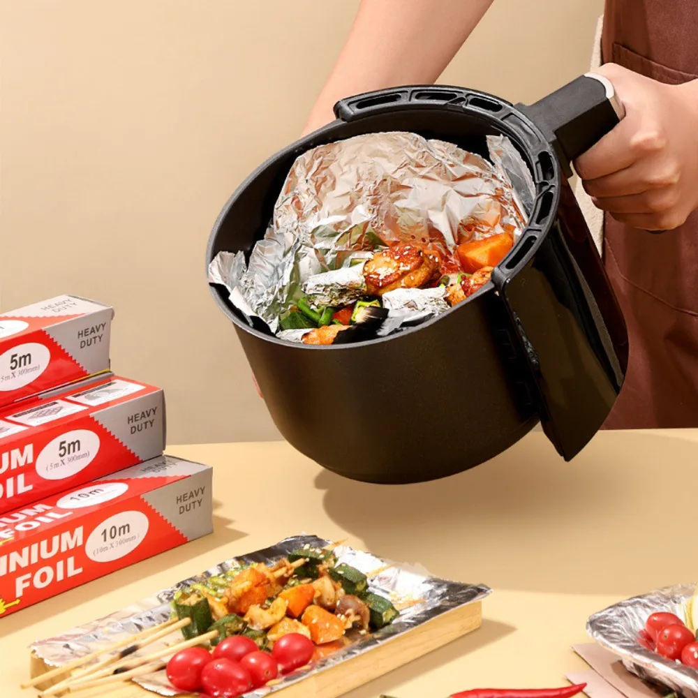 New Silicone Oil Paper Baking Paper Disposable Heat Resistant Air Fryer Liners Non-stick Oil Proof Paper