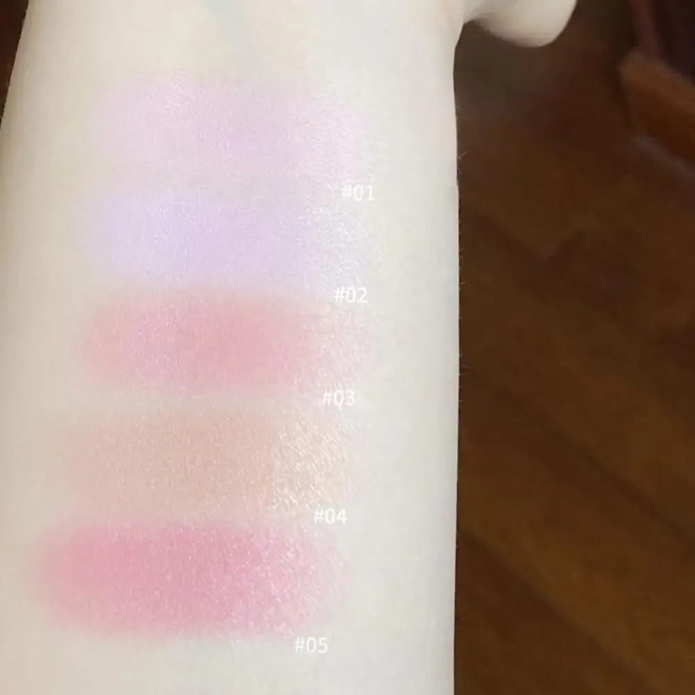 Shell's Jewel Zijde Satijn Blush Langdurige Fluwelen Afwerking Lichtgewicht Gezicht Wang Make-up Matte Blusher Poeder Gezichtscosmetica