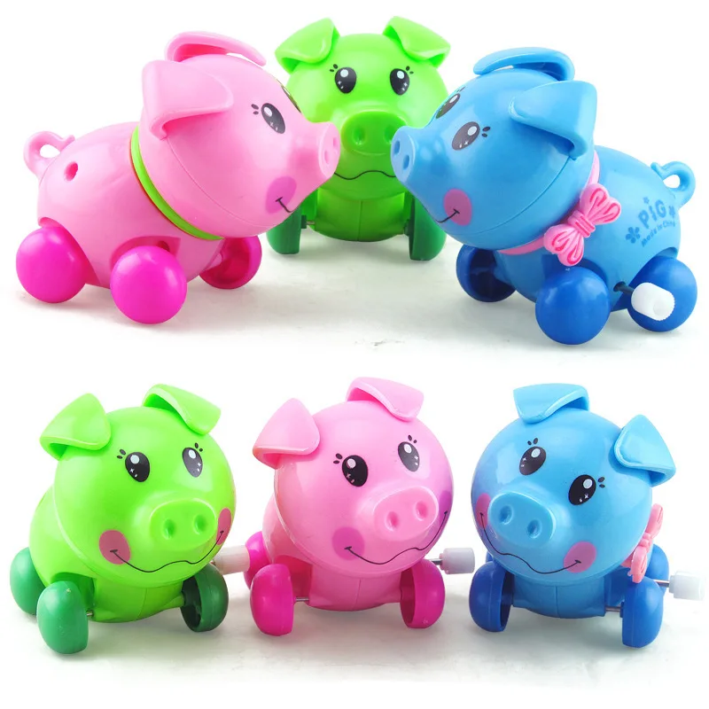 Cartoon Children's Clockwork Toys Chain Up Small Animal Fish Mouse Rabbit Turtle Retro Toy Puzzle Education Children's Gift