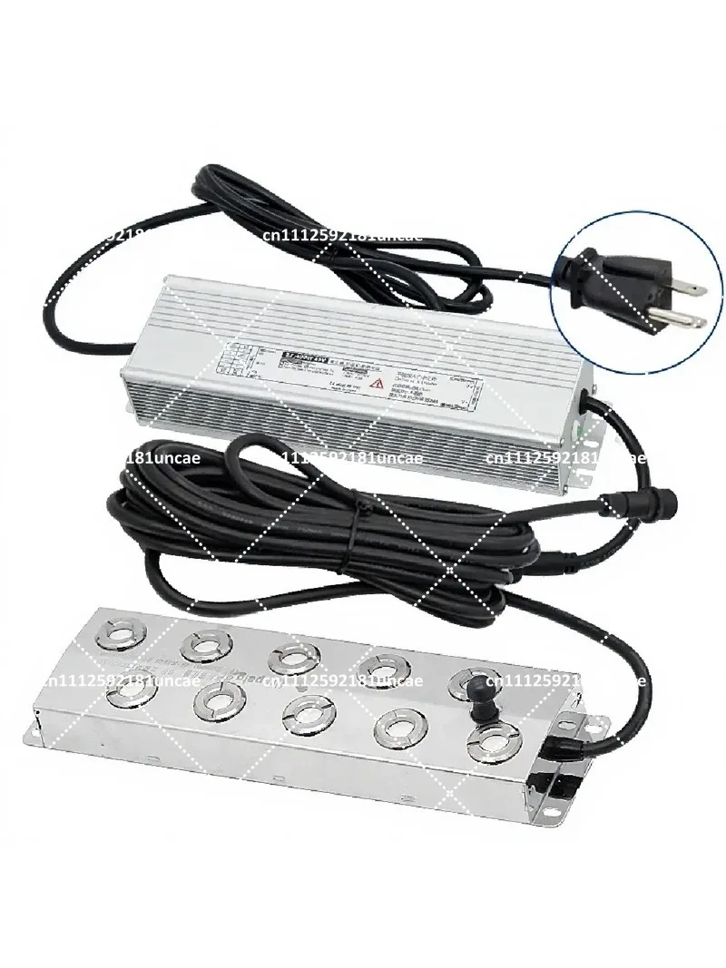 10-Head Ultrasonic Atomizer with Power Supply, Automatic Cold Mist Diffuser for Home & Commercial Use