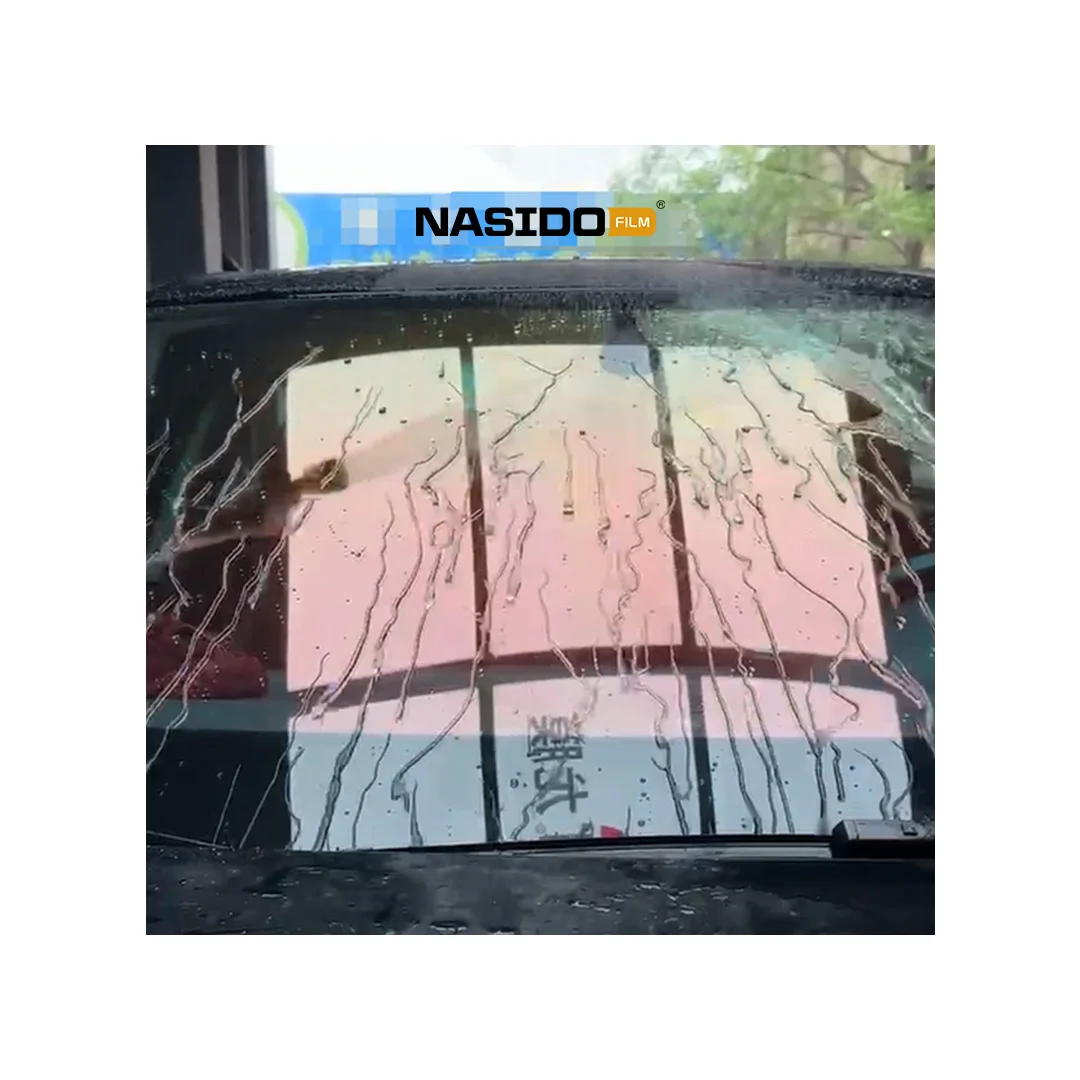 

NASIDO TPU Windshield Film Anti Scratch Good Hydrophobic 96%UVR for Car Window protection Film