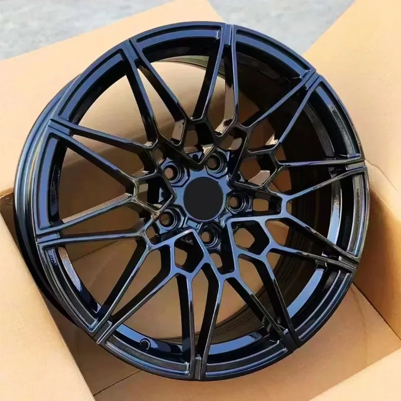 forged rims factory custom 18 19 inch 5x112 5x120 suv off road black multi spoke design retrofit wheel for luxury car