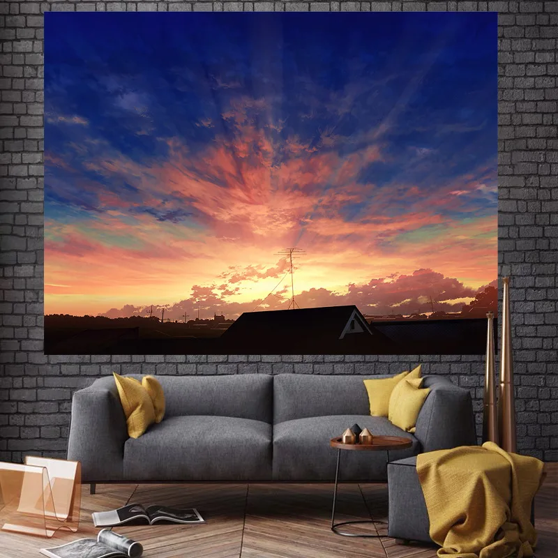 

Небо облака Закат океан фотосессия Гавайские спокойные морские гобелены спальня гостиная общежитие домашний Декор настенный