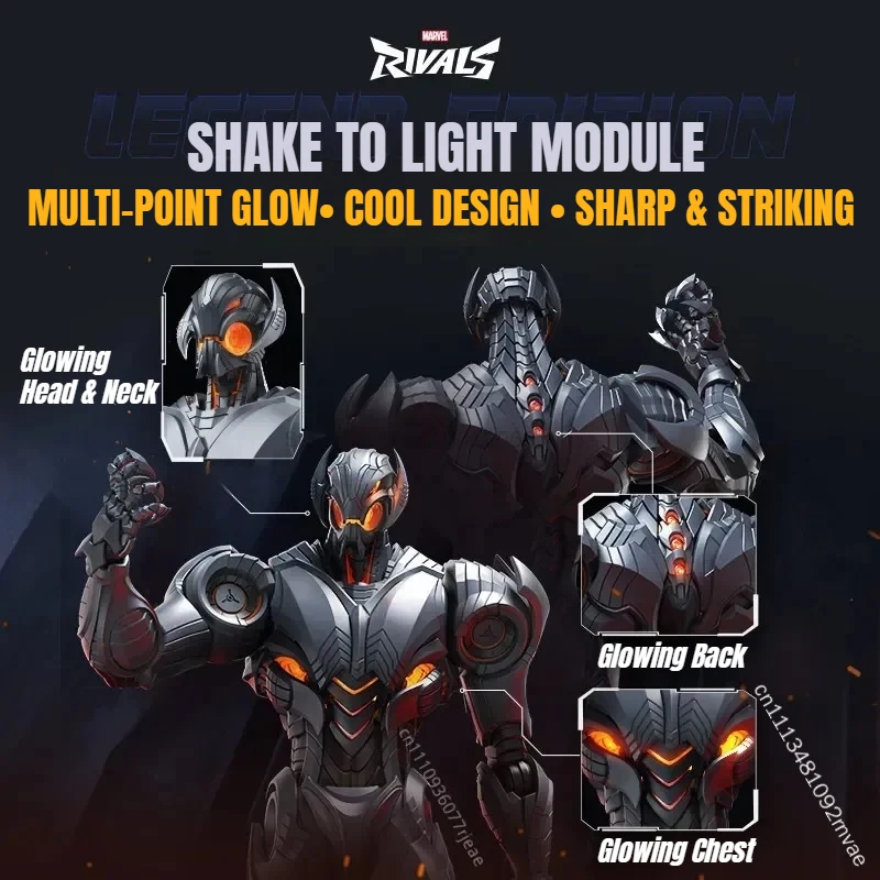 Original Blokees Marvel Rivals Legend Edition Ultron Assembly Model Objects Gift Toys Action Figure Movable 2026 New