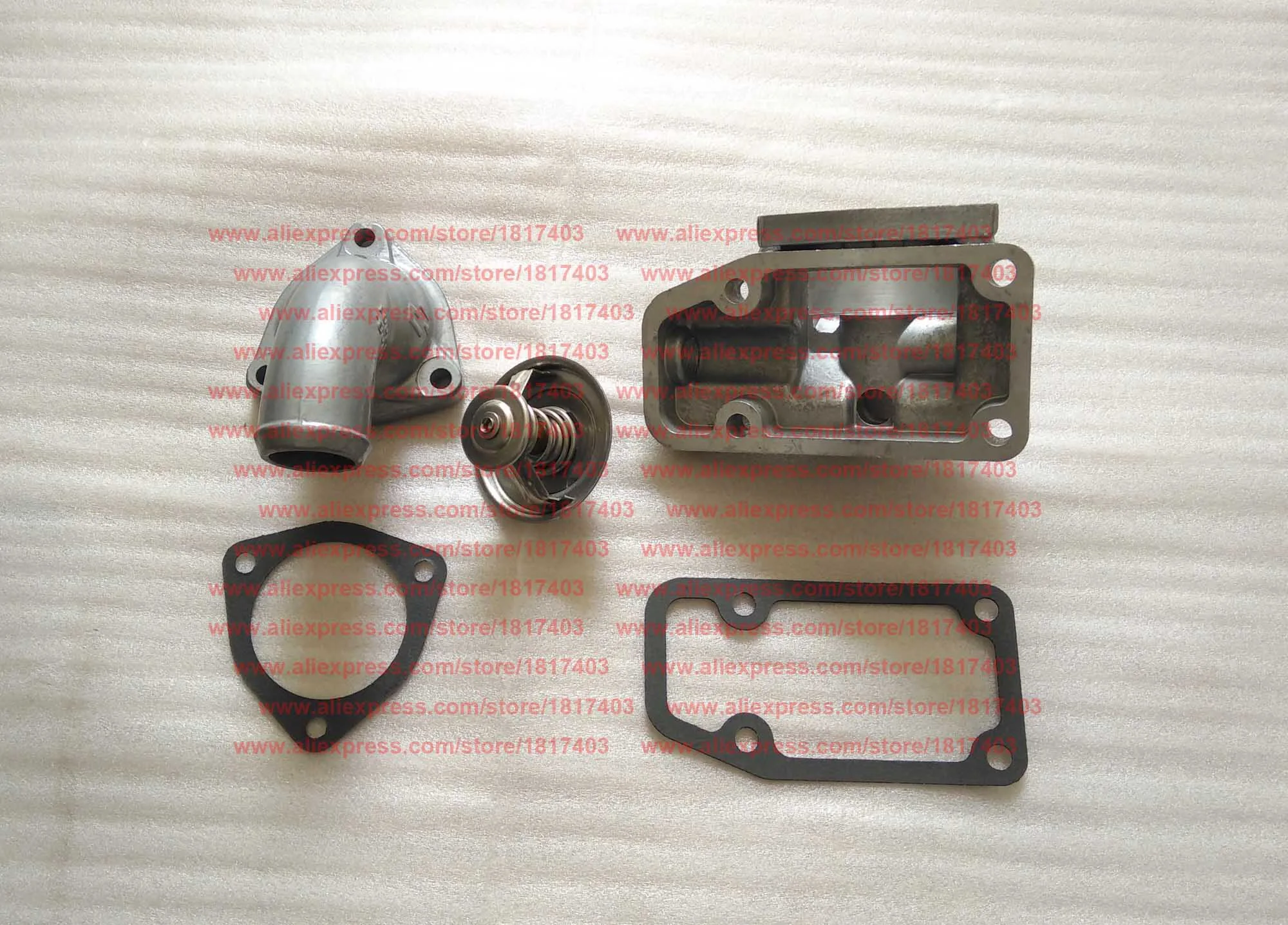 xinchai 490B-43001 Thermostat cover + 490B-43101 Thermostat housing + 490B-43002 Thermosta