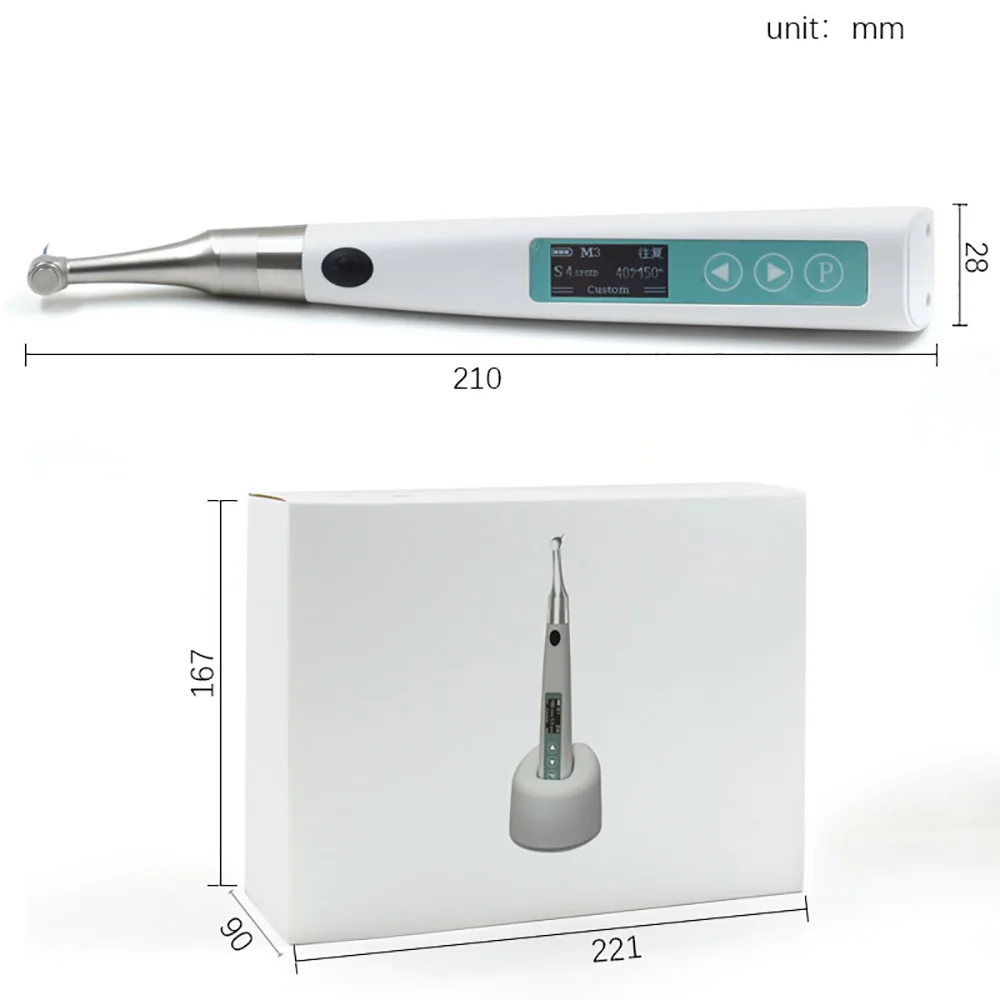 Dental Endo Motor Antik biege handstück Drahtlose Zahnwurzel kanal therapie 9 vorhandene Modi 100-1000r/min Smart Endodontics Motor