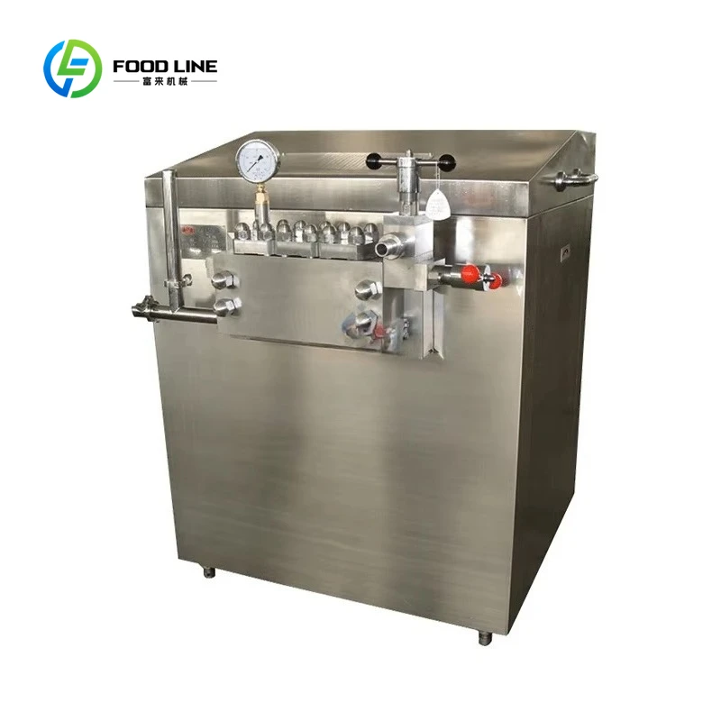 Customized Stainless Steel High Pressure Homogenizer Cream Milk Yogurt Juice Homogenizer Machine