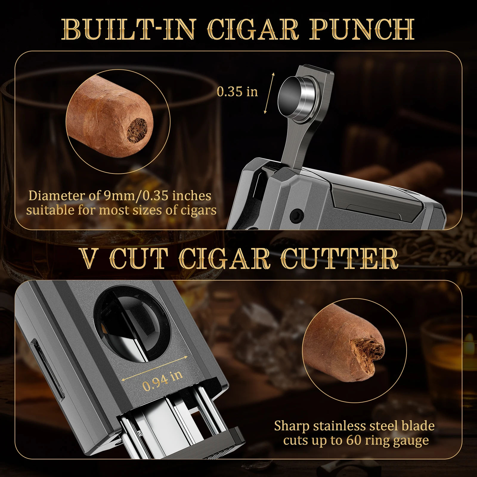 Thumbnail 3 - #14 Latest Cigar Cutters & Punches Offers