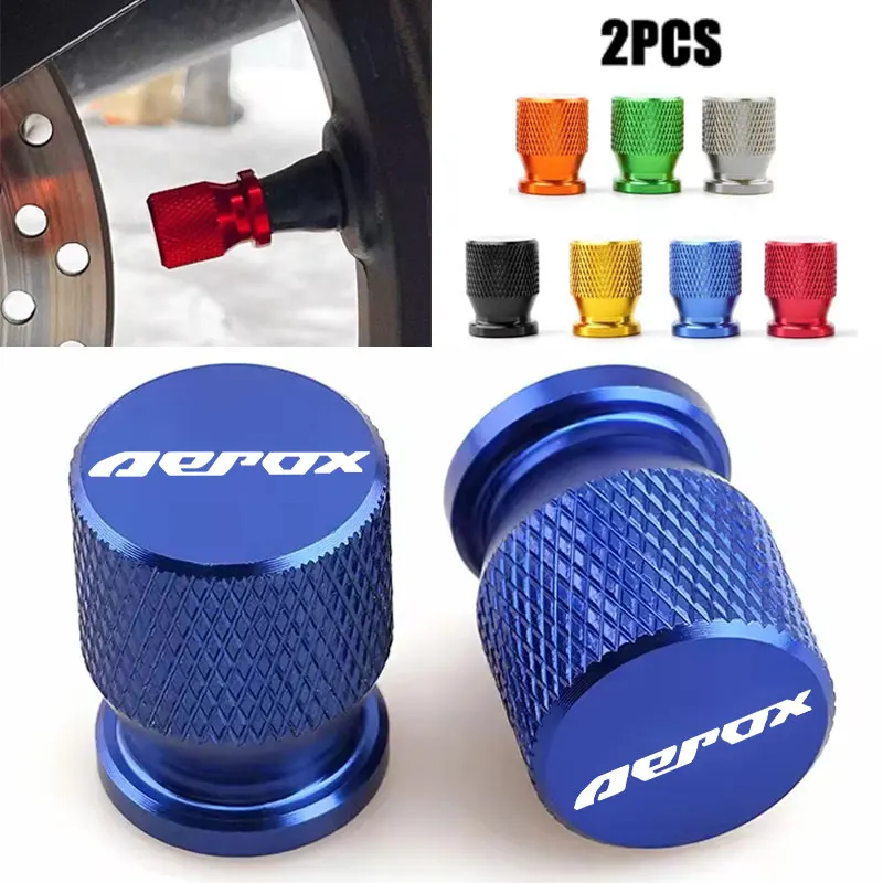 Motorcycle Accessories Tire Valve Caps Stem Cover Plug For YAMAHA AEROX 125 155 AEROX155 AEROX125