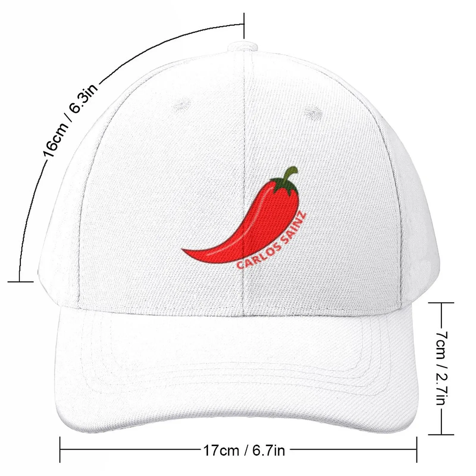 Chili Carlos Sainz Baseball Cap cute Fluffy Hat Woman Cap Men'S