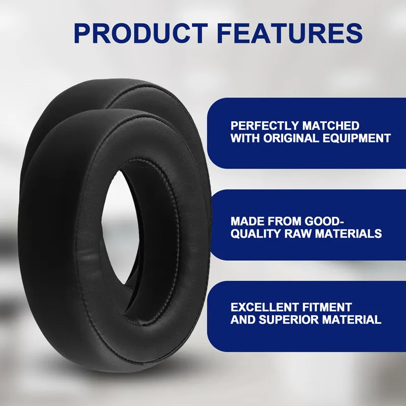 وسادات أذن بديلة لسماعات الرأس Corsair HS50 Pro HS60 Pro HS70 Pro وسائد أذن من الإسفنج الناعم