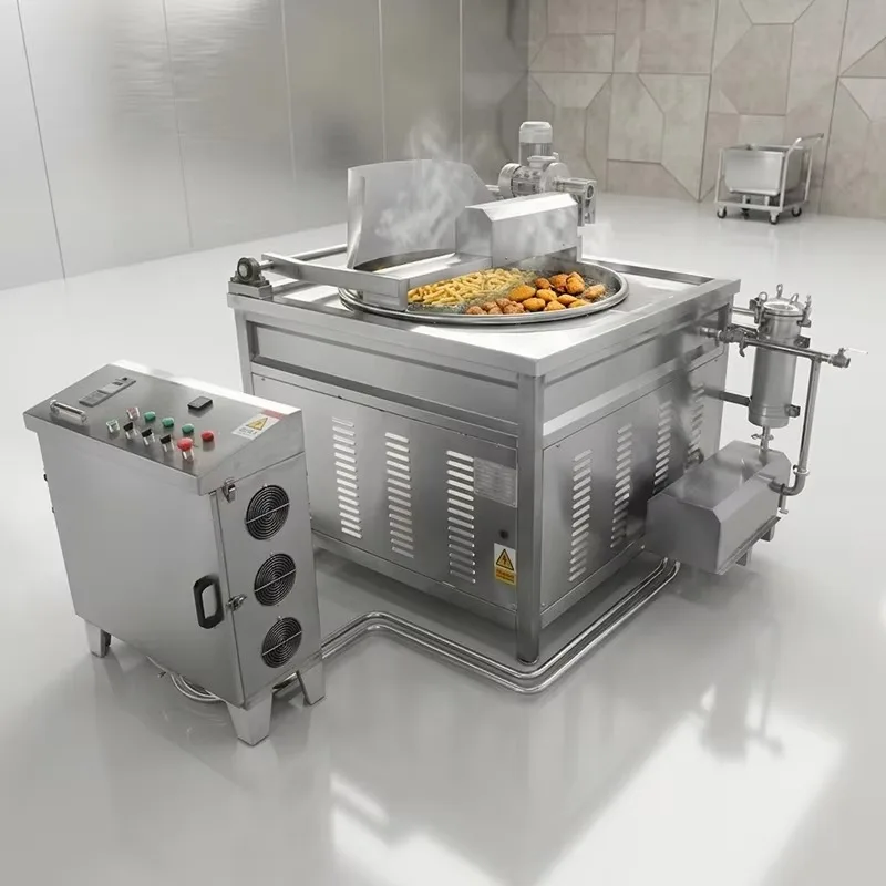 【Best-selling】Commercial Round Pot Fryer Energy-Efficient Peanut Roaster System OEM