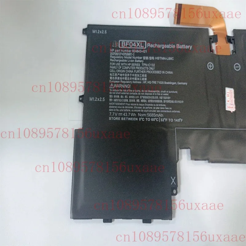 بطارية BF04XL جديدة لـ HP Spectre 13-V116TU 13-V117TU HSTNN-LB8C 43.7Wh XMSJ