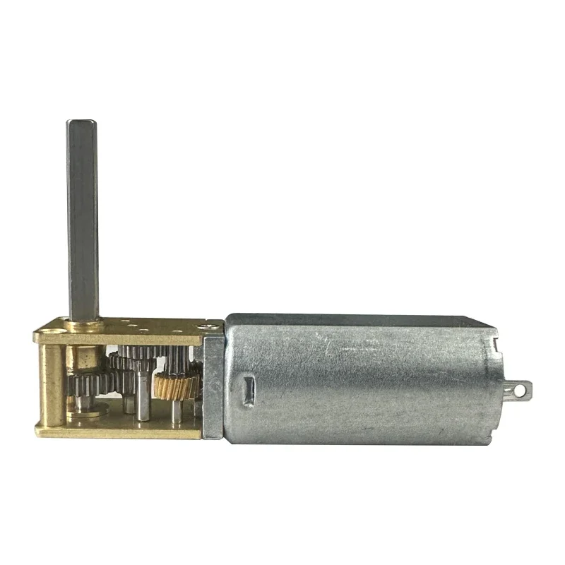 Dc 3V 6V 12V 1218-050 Mini 050 Tandwielmotor Enkele/Dubbele/Lange As 4 Tpm-381 Tpm Lage Snelheid Hoog Koppel Wormall Wormetal Versnellingsbak Motor