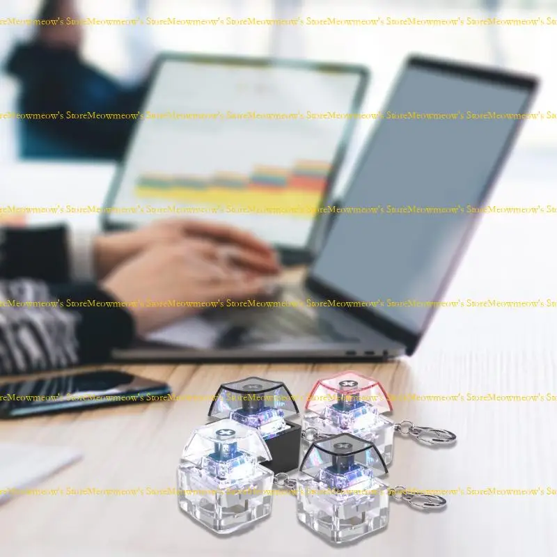 W91a LED لوحة المفاتيح المضيئة نقرات مفاتيح مفاتيح keycap tester للبالغين نقرات لوحة المفاتيح LED TOY