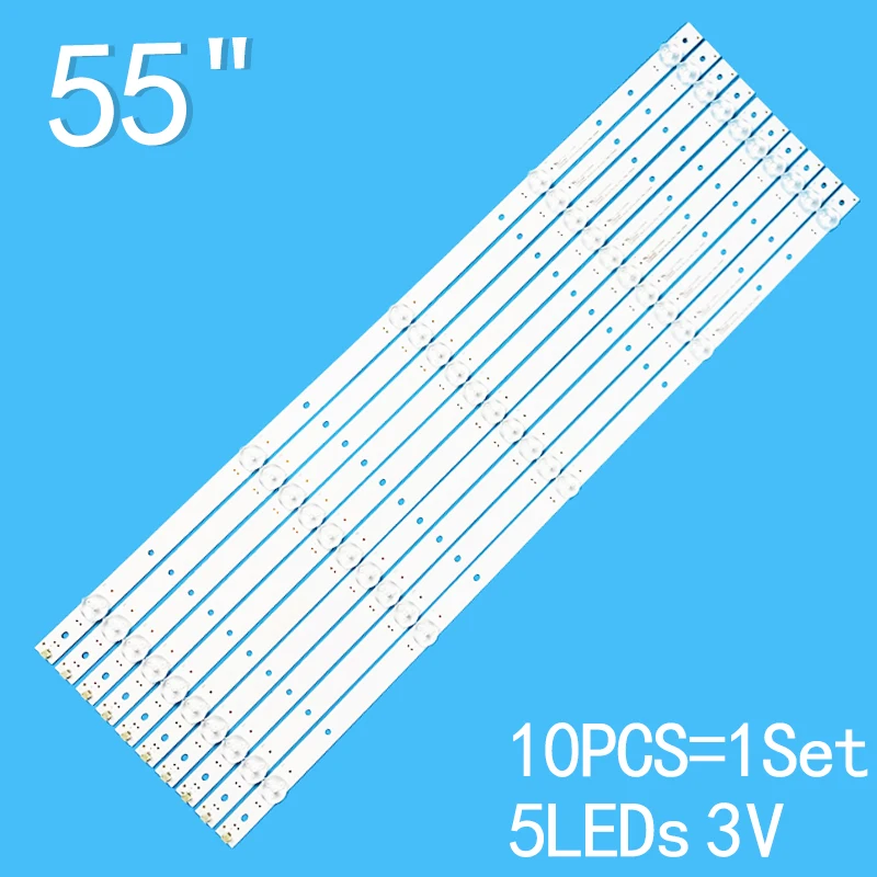 

LED backlight strip For SVH550AN4_Rev02_5w1cop_RJW1_15mm_160606 E306084 SVH550AN9 LED55K300UD LED55EC520UA LED55K5100U