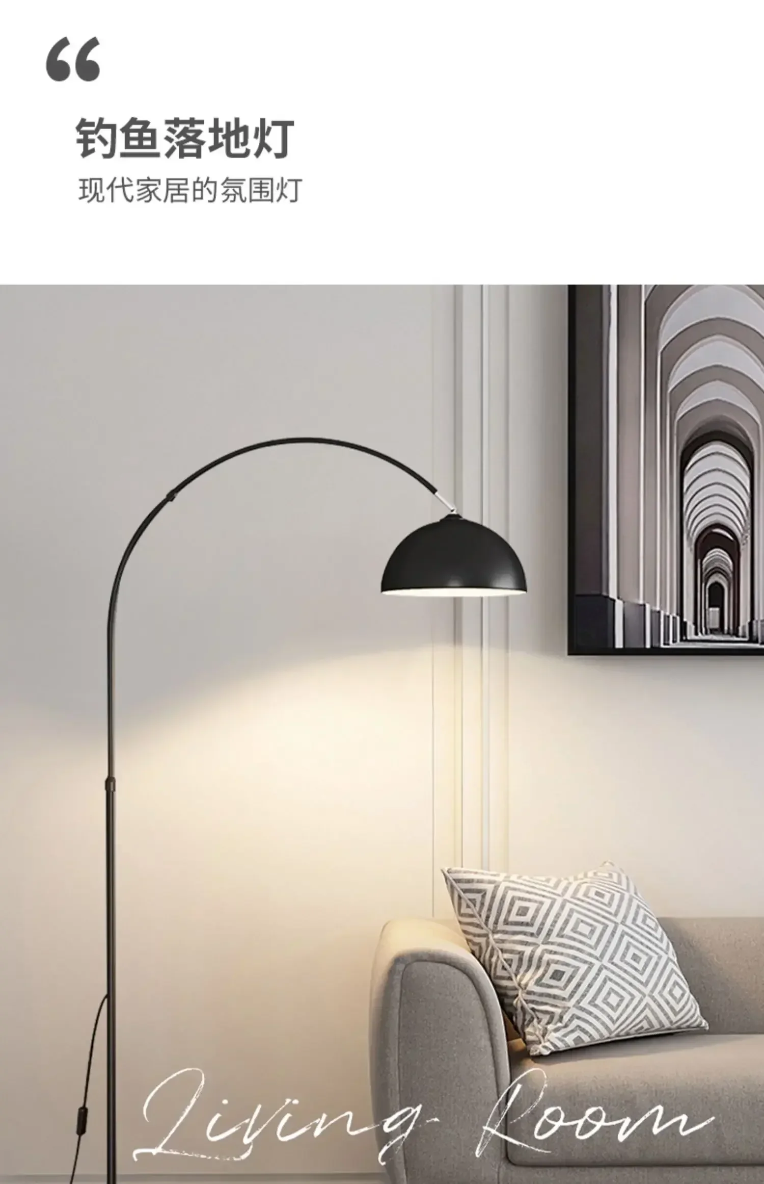 Nordic Instagram Creative Floor Lamp Living Room Sofa Bedroom Warm Decoration Light Luxury Marble Floor Lamp Home Decoration Art