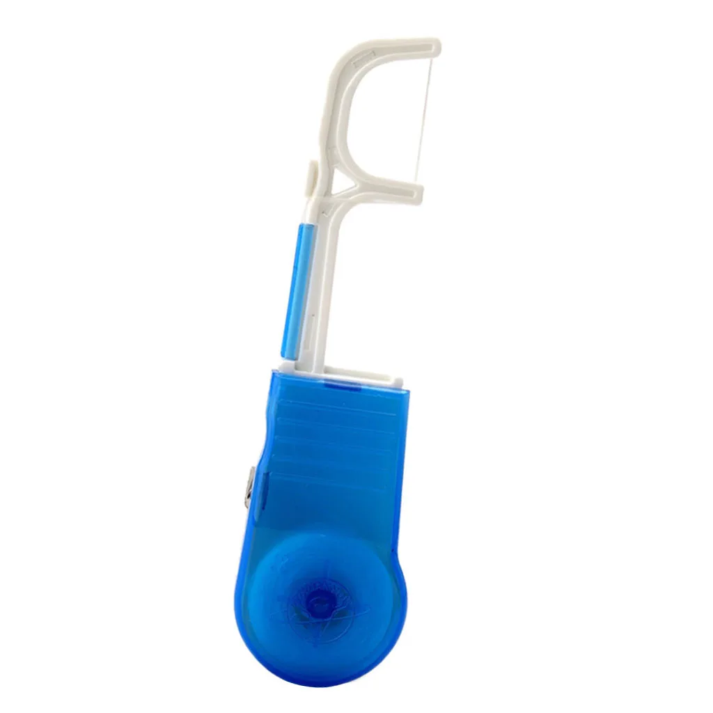 Plastic Floss Holder Bar Wand Replacement Oral Care With 30 Meter Floss for Care Supplies Home Office Use