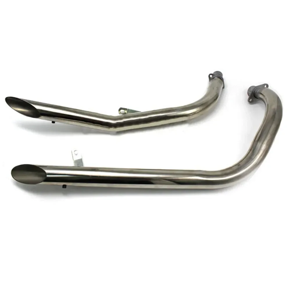 For Honda Steed 400 600 Modified Exhaust Pipe Double Exhaust Pipe with Silencer Steed400 Steed600 Double Tail Tube