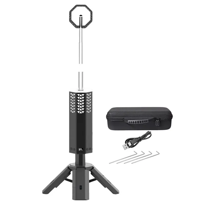 Hot Sale-Telescopic 20000Mah Camping Light Rechargeable Outdoor Emergency Fishing Lantern Dimming Night Atmosphere Light