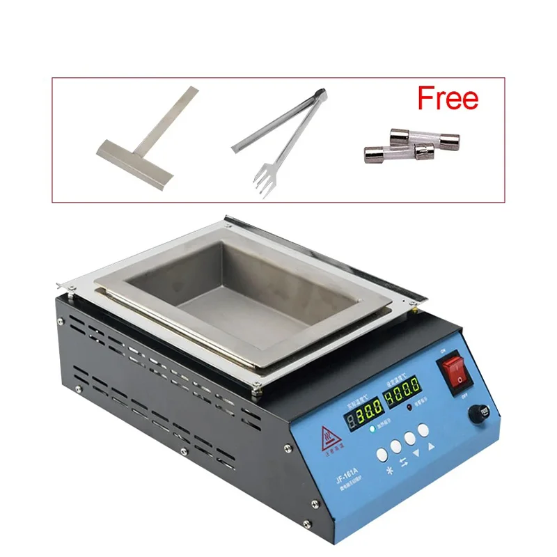 Adjustable Tin Soldering Melting Pot 30-400 Degree Thermoregulation Furnace for Desoldering 220V/110V - Tin Bath Melting Furnace