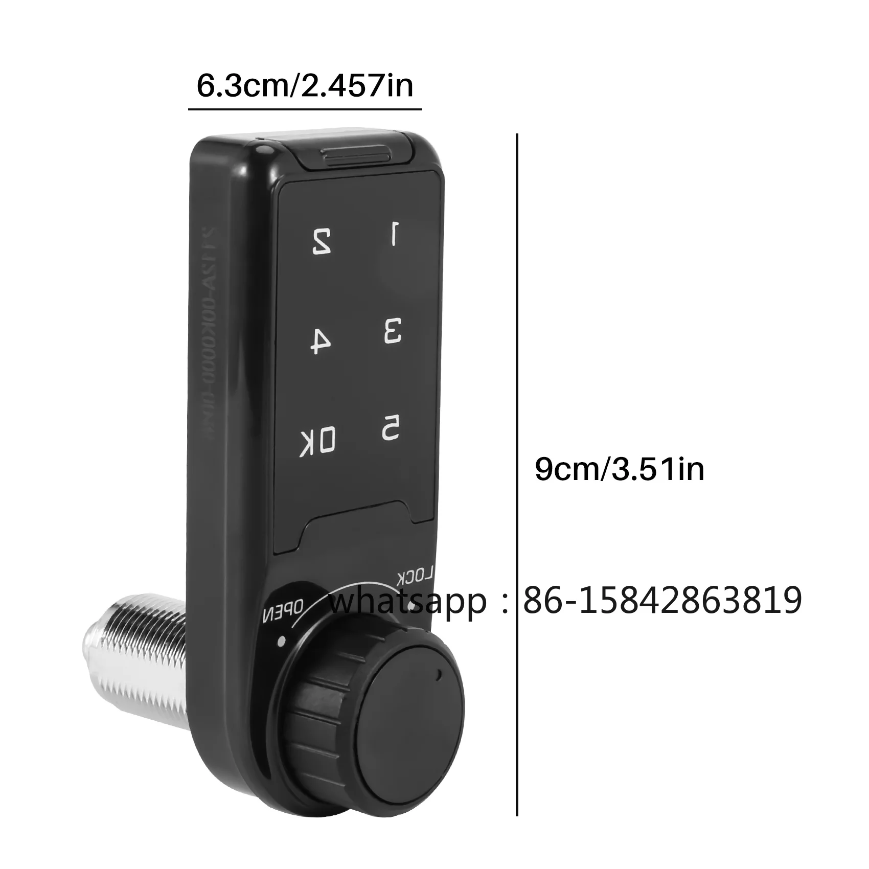 A52T Electronic Cabinet Lock Press Keypad Password Access Lock Digital Security Cabinet Coded Locker for Access Control System
