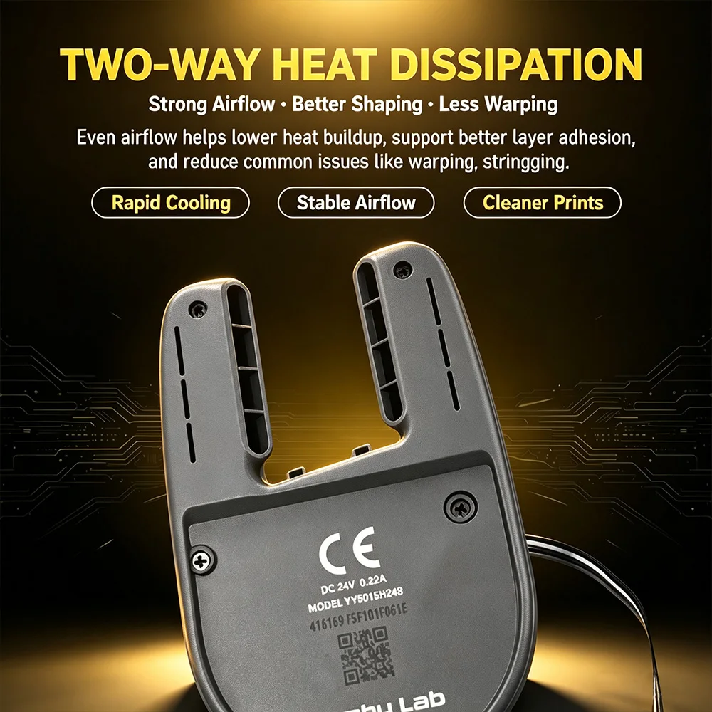 A1 Mini Kühlventilator für Bambu Lab Komponenten 5015 Luftgebläse-Kühler Ersatz für 3D-Drucker Bambulab A1 Mini – Detail 6