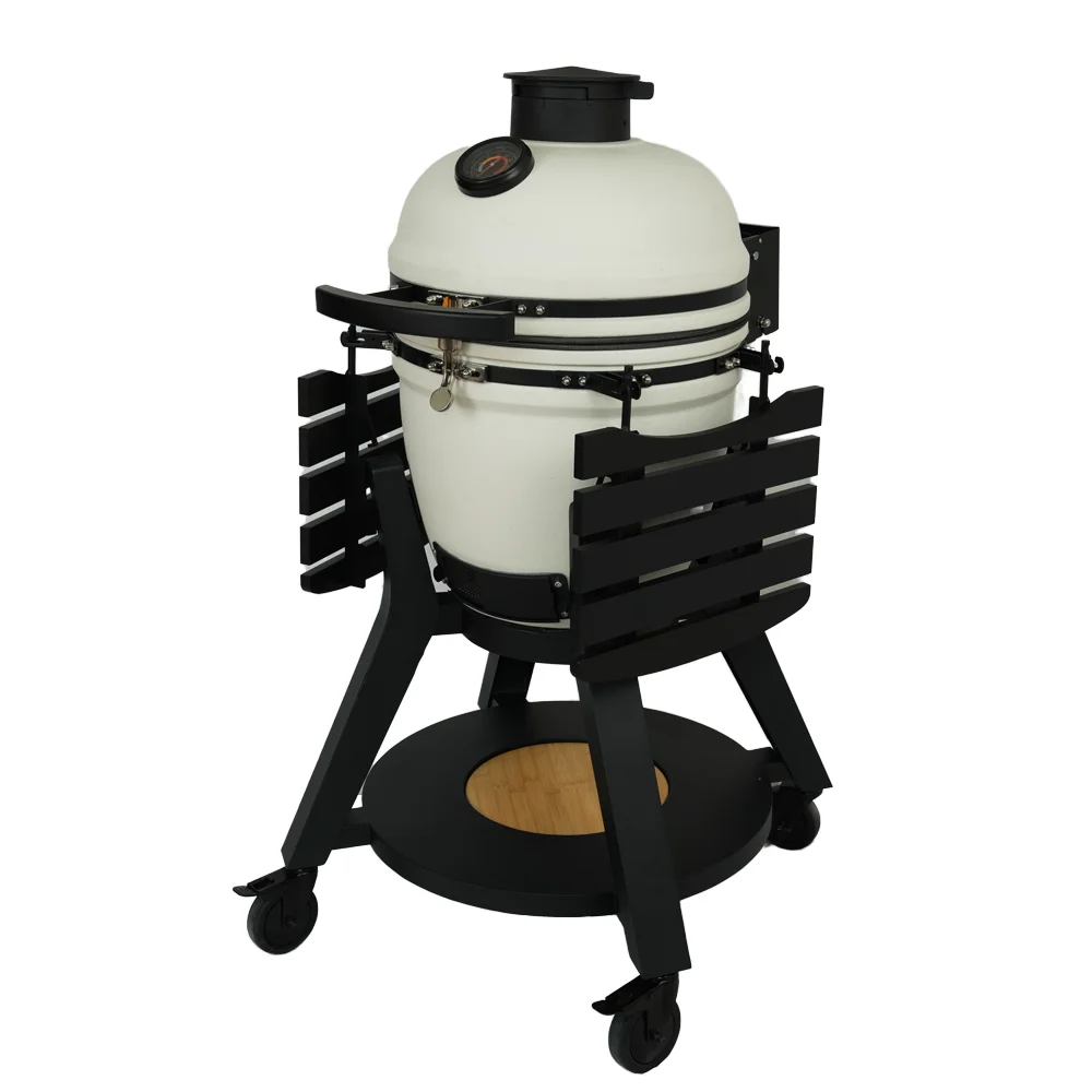 Premium Series Ceramic 18inch Kamado Charcoal Asador De Carbon Outdoor Kitchen Bbq Spit Roaster Grills