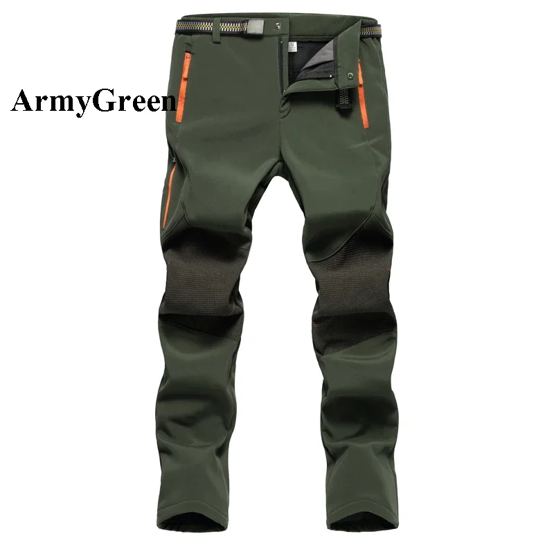 

Outdoor Men Winter Warm Pants Breathable Waterproof Hiking Climbing Trekking Tourism Camping Thermal Trousers Men PN35