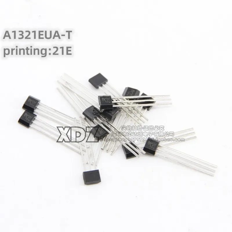5pcs/lot A1321EUA-T A1321EUA Silk screen printing 21E TO-92S package Original genuine High temperature linear Hall sensor chip