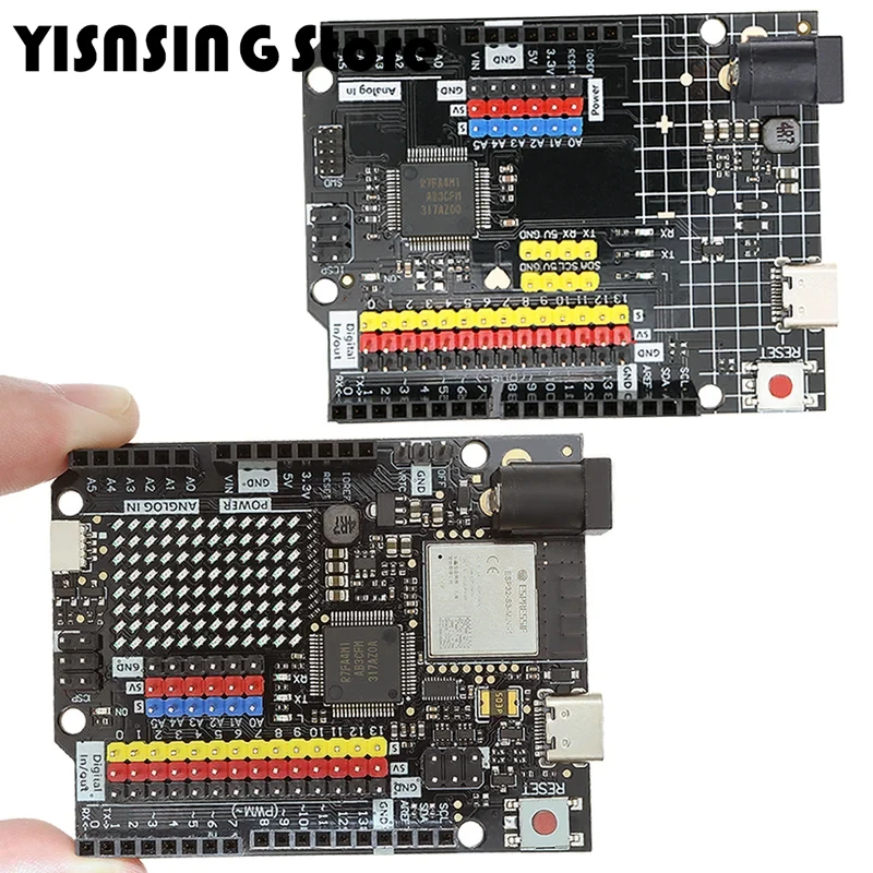 R7FA4M1 V4 Development board TYPE-C USB ESP32-S3-MINI WIFI Module Compatible For Arduino UNO R4 MINIMA WIFI R3