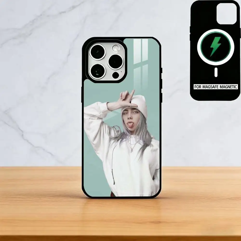 Banana Singer B-BillieS Album Phone Case For iPhone17,16,15,14,13,12,11 Plus,Pro Magnetic For Magsafe Wireless Charging