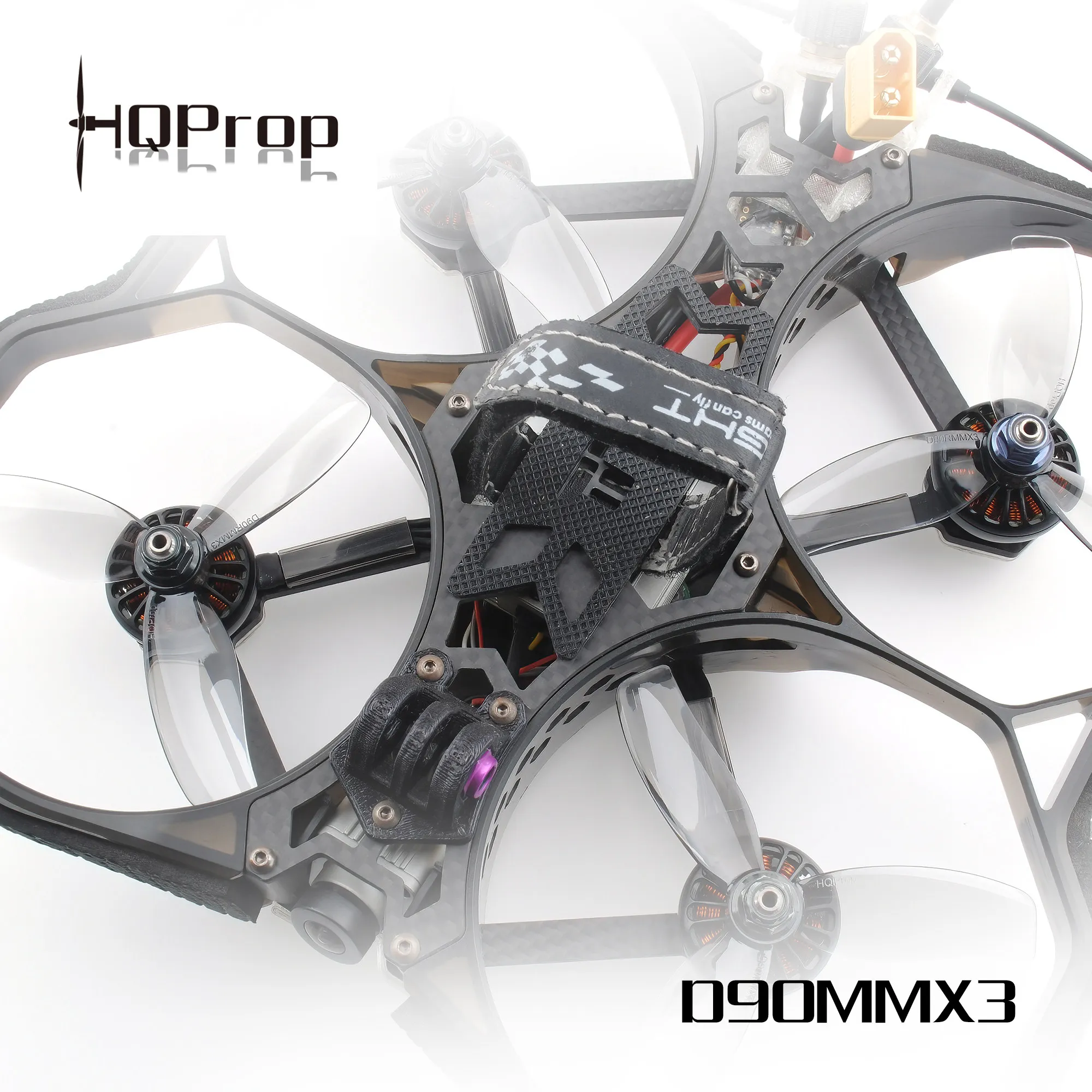 6Pairs HQProp D90MMX3 3.5 Inch 3-Blade PC Propeller 6CW 6CCW 5mm Shaft Fit iFlight ProTek35 Cinewhoop FPV Drone Props