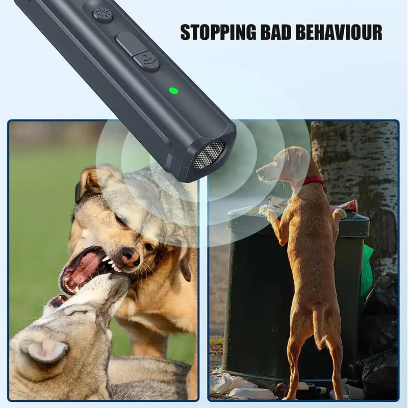 Dog Bark Stopper Portable Dog Training Tool 32 Feet Range Rechargeable Device For Indoor & Outdoor Dogs Stops Dog Bad Behavior 1