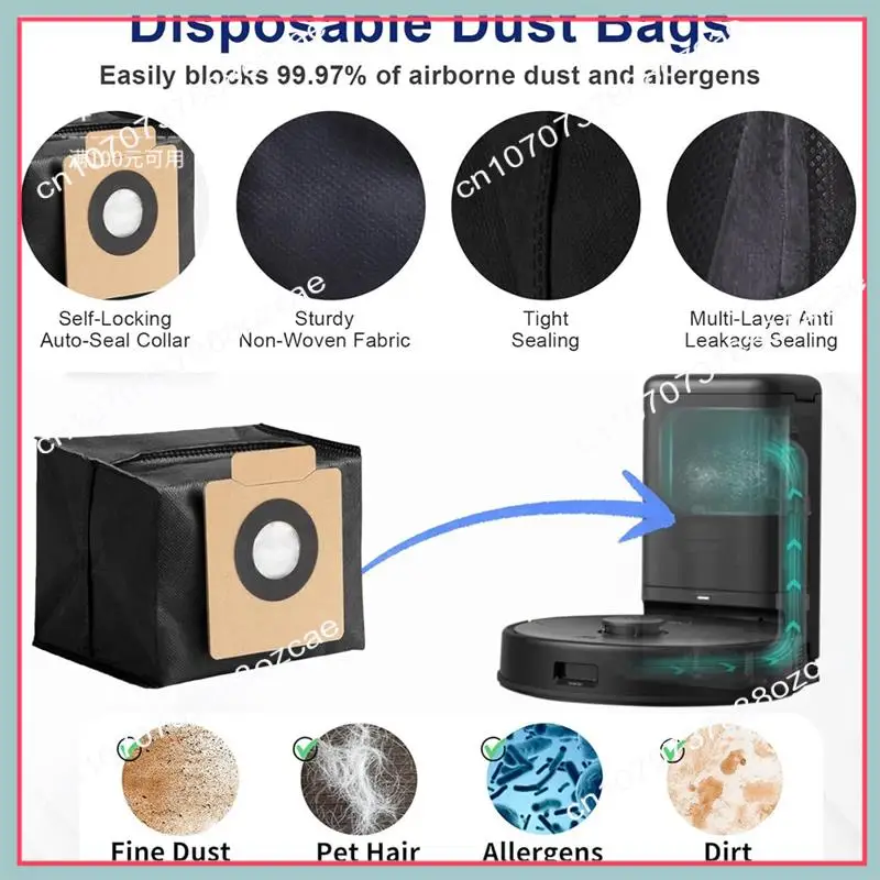 A26p acessórios para eufy x8 pro robô vácuo peças de reposição principal escova lateral lavável filtro saco pó mop almofada