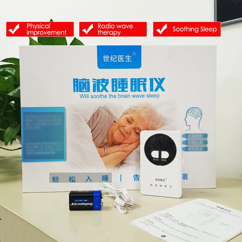 CES Sleep Aid Microcurrent EMS Pulse Device Hypnosis Insomnia Mental Stress Pressure Relief Anxiety Eliminat Relax