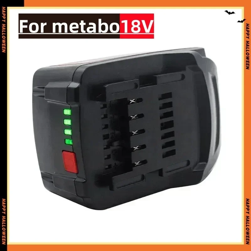 Dla Metabo 18V 4.0-9.0Ah akumulator elektronarzędzia wiertarka klucz młotk szlifierka dla Metabo 18V akumulator Asc30 Asc55