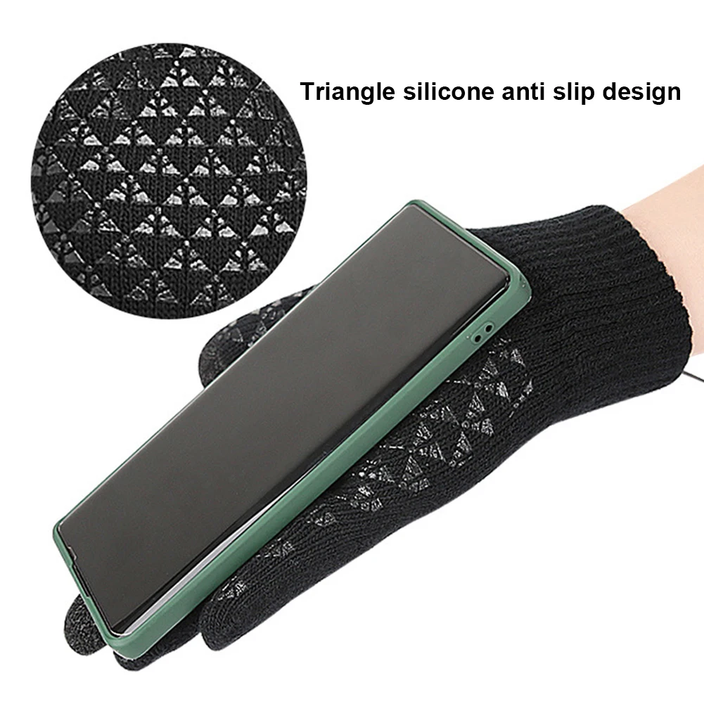 

Перчатки с электрическим подогревом, сенсорный экран, варежки для катания на лыжах, перчатки с USB-подогревом для альпинизма, верховой езды, кемпинга