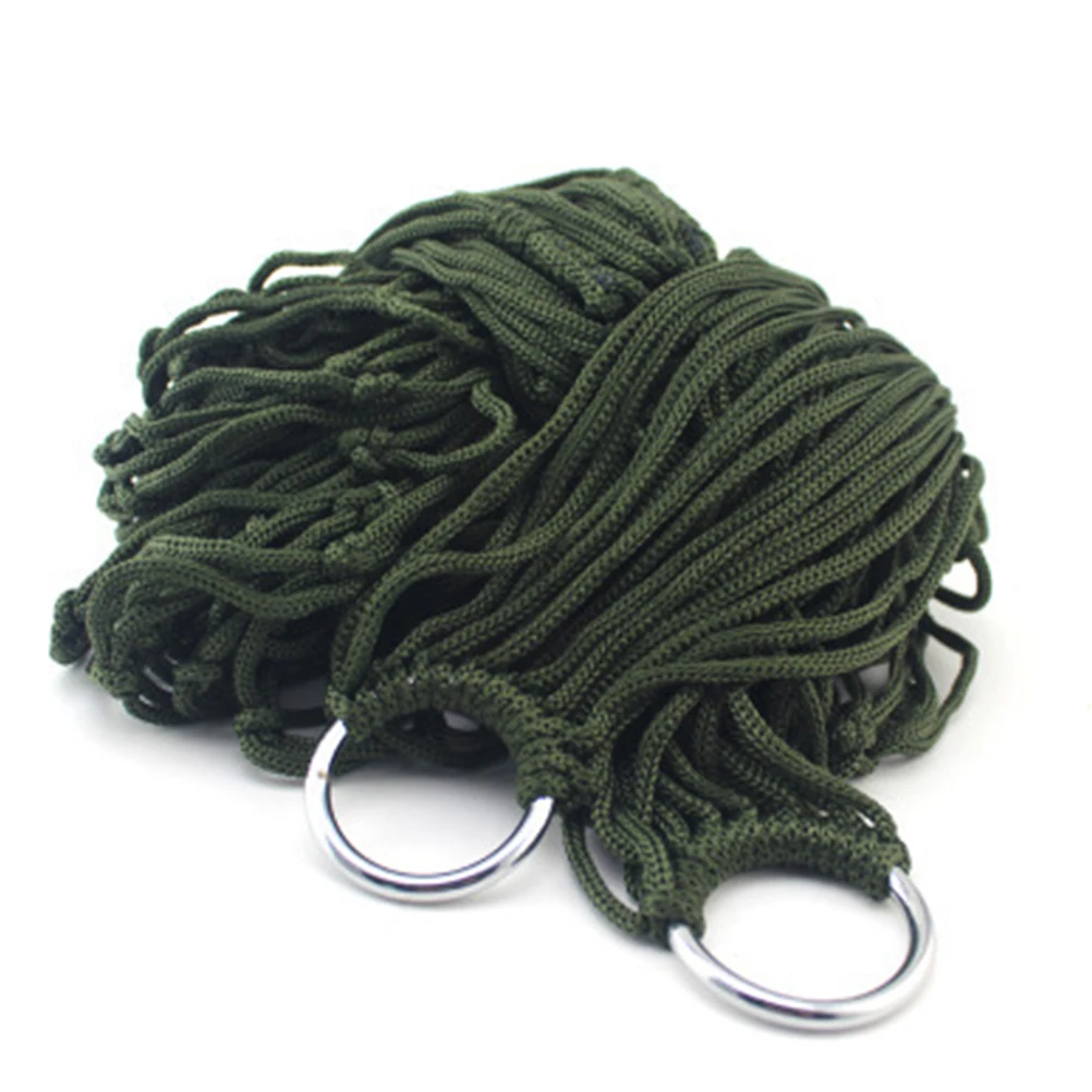 

to Sleep Military Green Hammock Child Outdoor Weatherproof outside Sleeping Rope