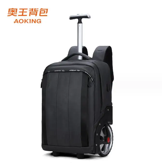 

Brand Aoking Rolling Luggage Backpack Business Cabin Carry On Luggage Travel Trolley Bag Wheeled Backpack Travel trolley bags