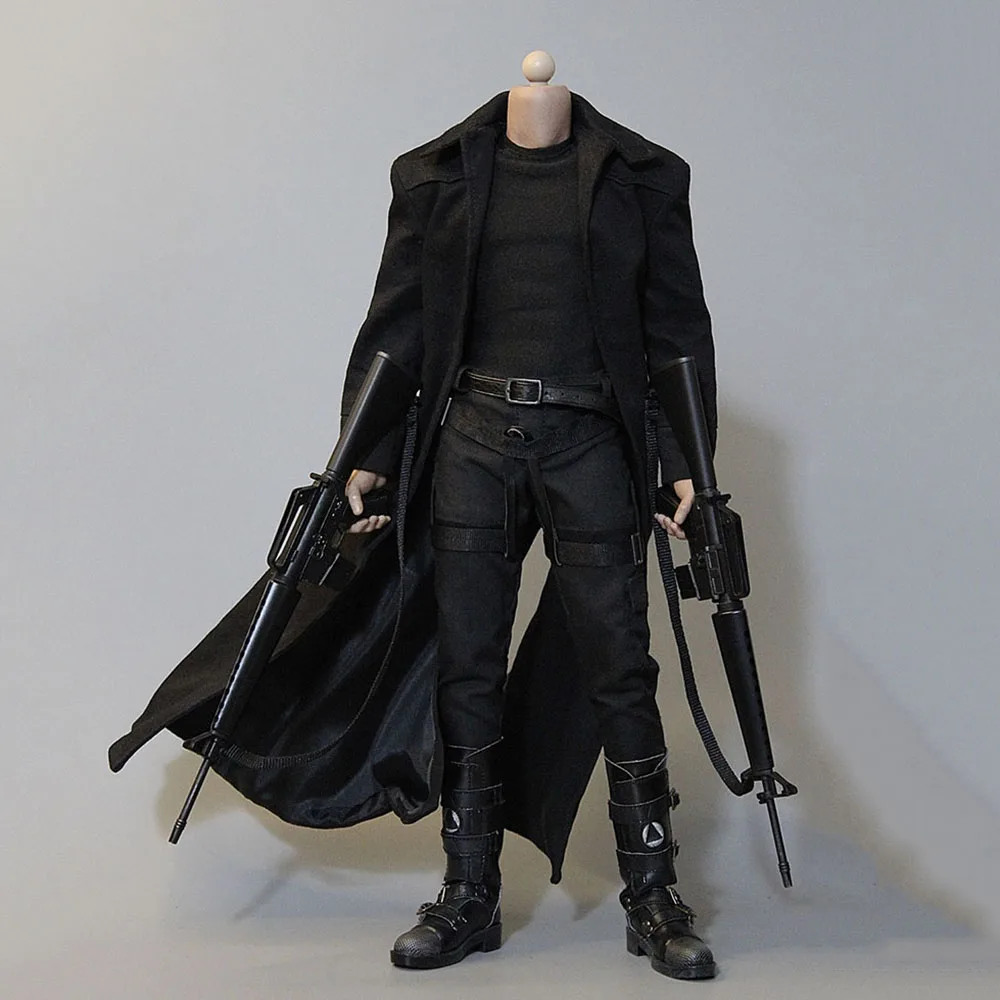 

DAFTOYS F022 1/6 Scale Soldier Long Windbreaker Coat Neo Keanu Reeves Clothes Model 12 Inch Action Figure Body Doll