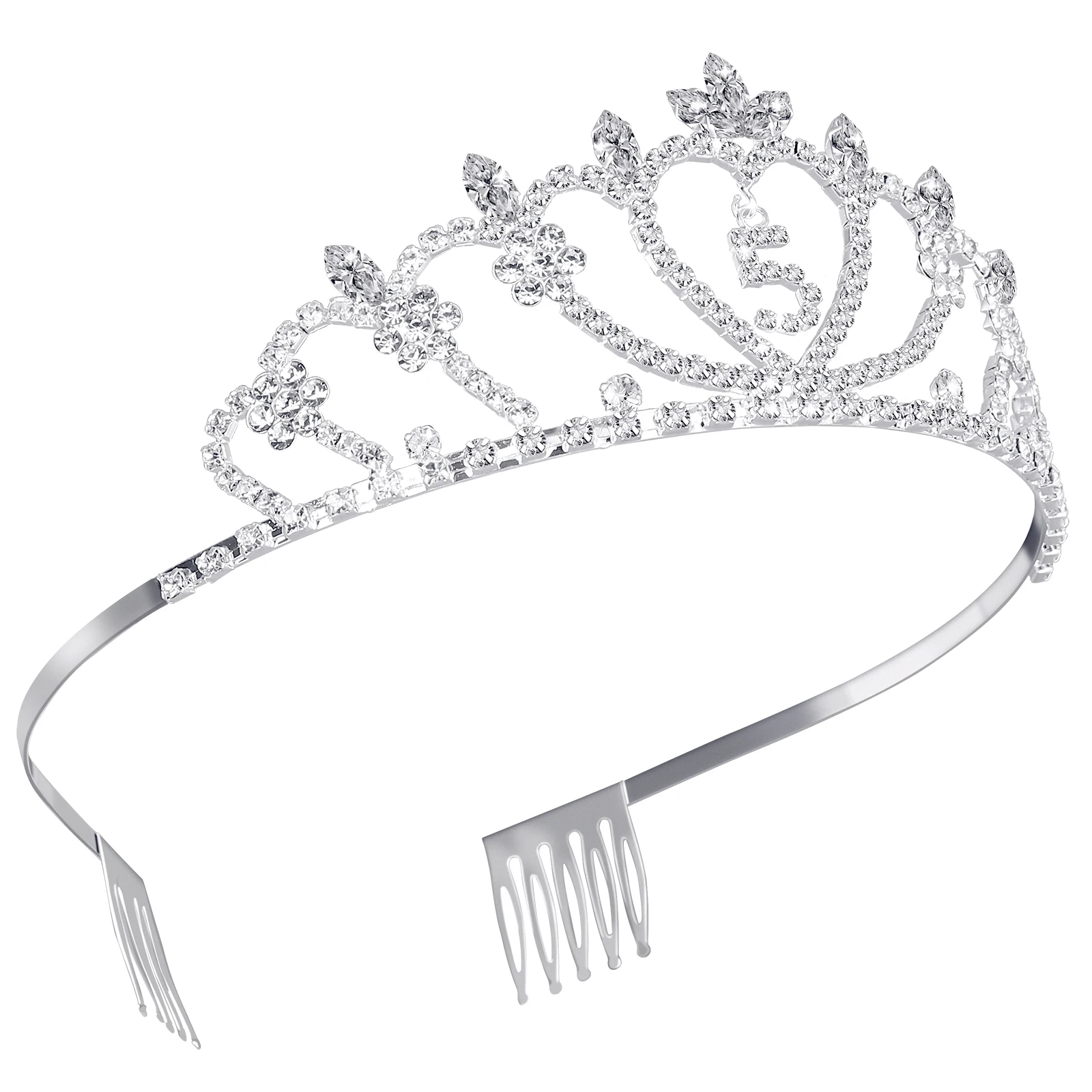 

Rhinestone Birthday Kid'S Birthday Headdress for Girls Accessories Durable Kids Headdress 5 Year Old Party Tiara
