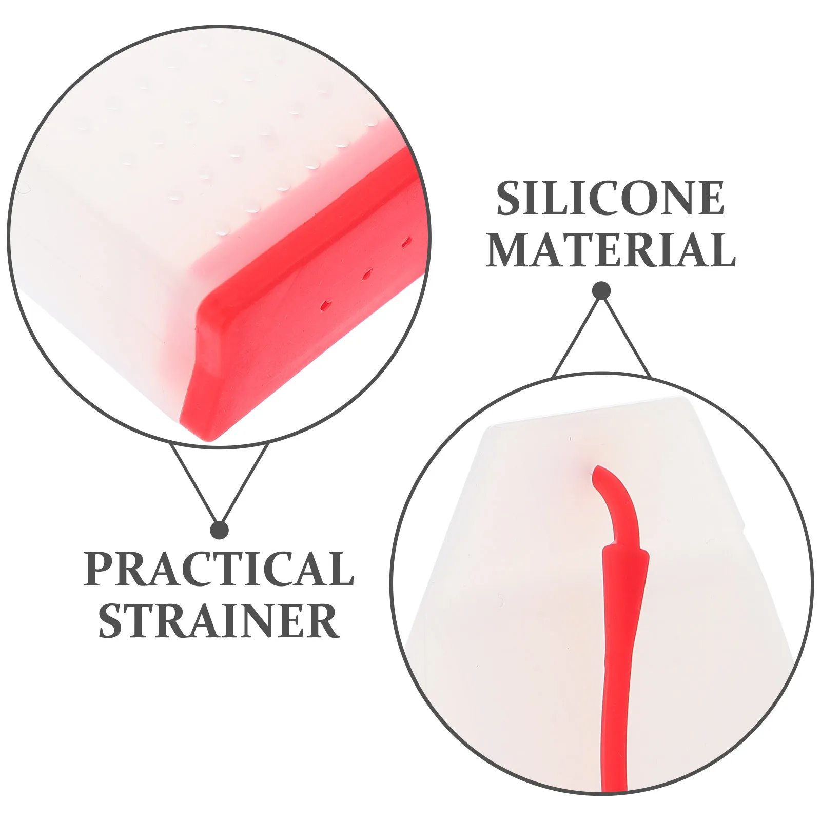 

6Pcs Tea Strainer Silicone Loose Leaf Infuser Practical Small Life Brewing Supply Tea Infuser