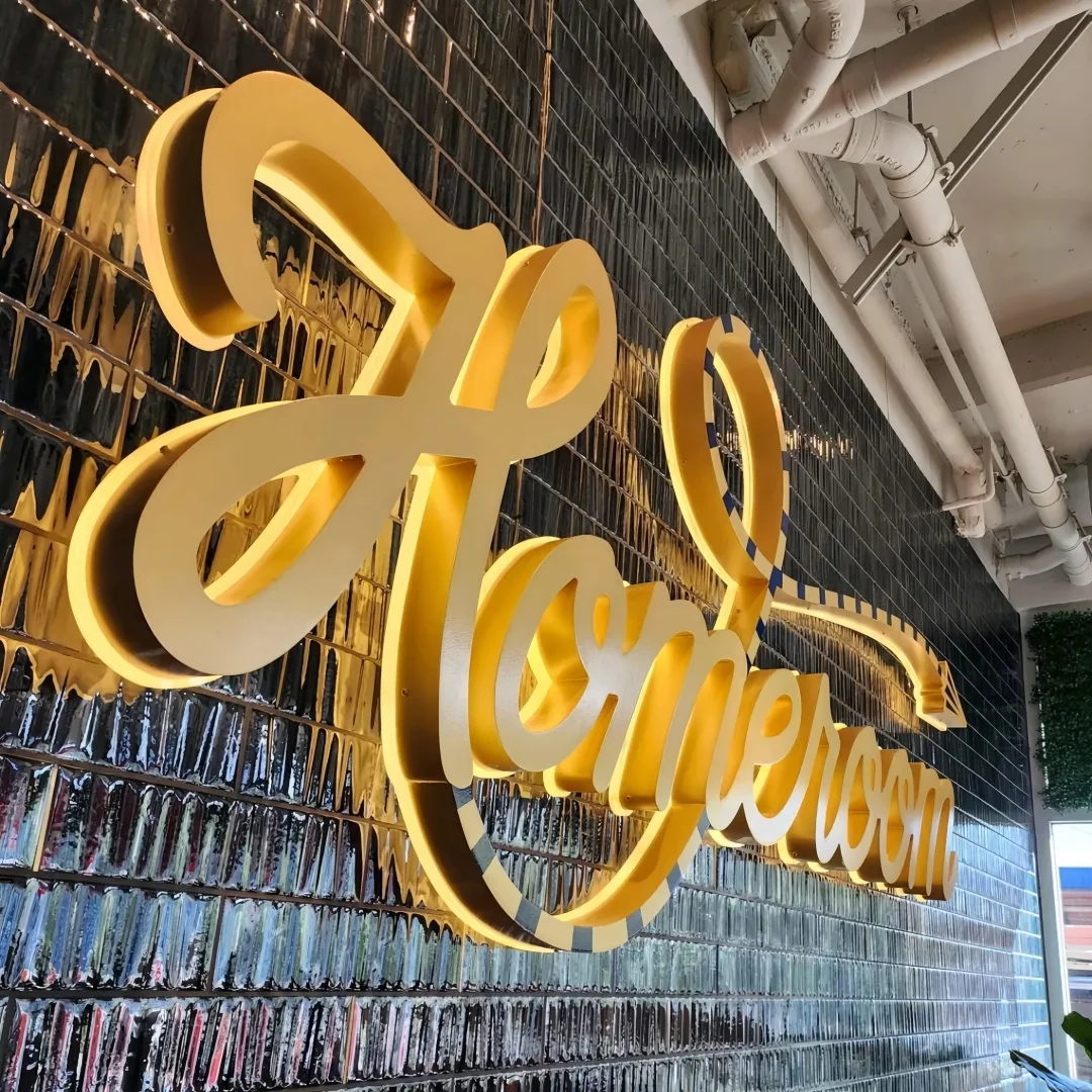 Backlit Business Sign, Dental Clinic Signs, Logo Sign For Business, Halo lit Sign, Large Metal Signage, Salon Sign, Med Spa Sign