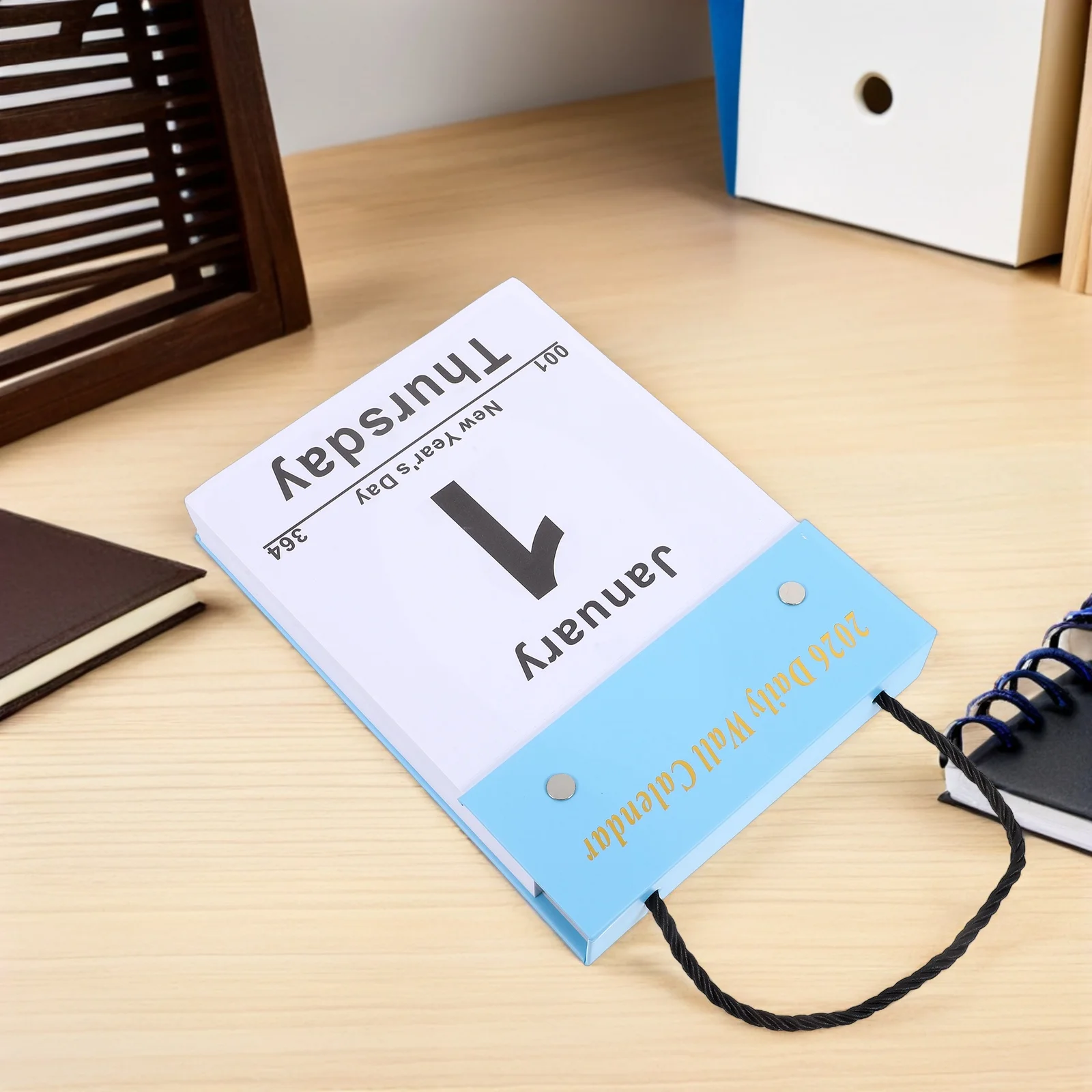 

Daily Tear-Off Wall Calendar 2026 Large Print Bold Date Vertical Planner For Home Office School Bedroom Study Room Clear