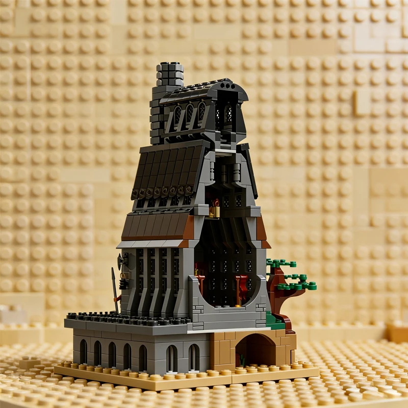 3850ピース カトリック大聖堂 グリフィンの聖堂 MOC カスタマイズ モジュラービルディングブロック デザインモデル シンプルで創造的なDIY ホリデーおもちゃギフト