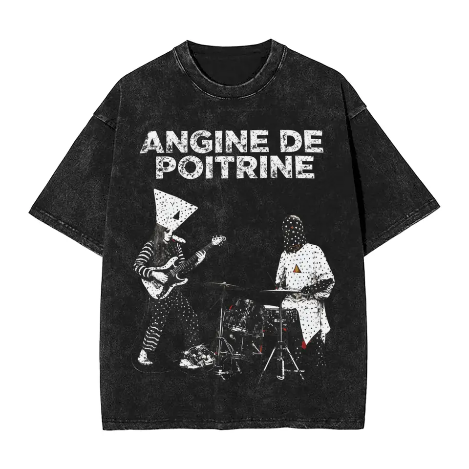 Angine De Poitrine Music T-Shirt Trending T Shirts Short Sleeve